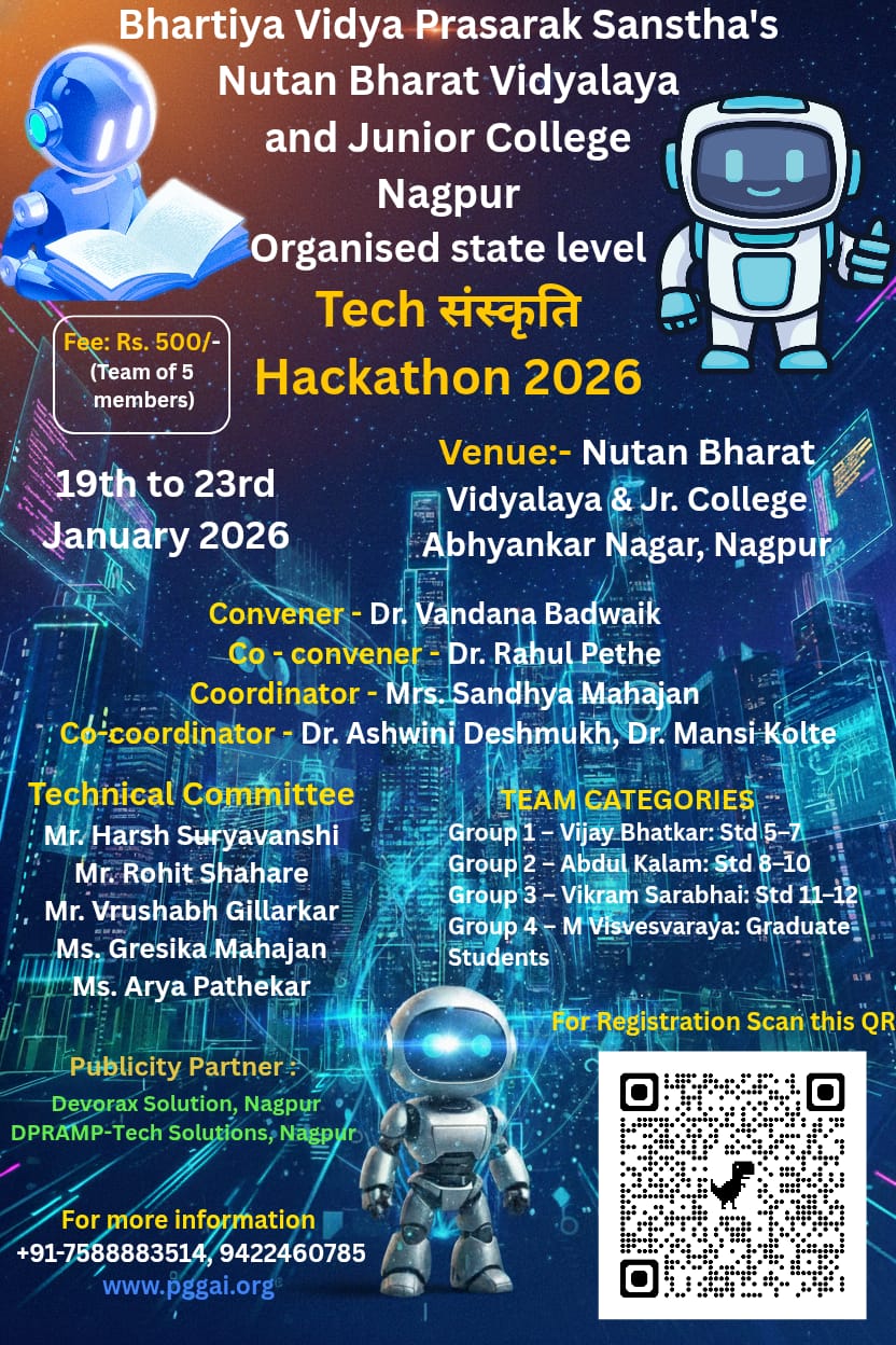 Tech संस्कृती Hackathon poster
